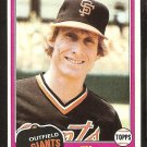 San Francisco Giants Jim Wohlford 1981 Topps Baseball Card # 11 nr mt
