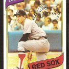Boston Red Sox Bob Montgomery 1980 Topps Baseball Card # 618 ex mt