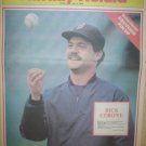 BOSTON RED SOX RICK CERONE 1988 NEWSPAPER POSTER