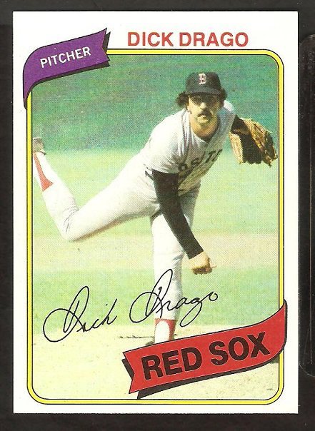 Boston Red Sox Dick Drago 1980 topps baseball card # 271 nr mt
