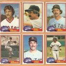 1981 1982 Topps Boston Red Sox Team Lot Team Set Dennis Eckersley Tony Perez Fred Lynn Bruce Hurst