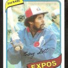 Montreal Expos Rodney Scott 1980 Topps Baseball Card # 712 nr mt