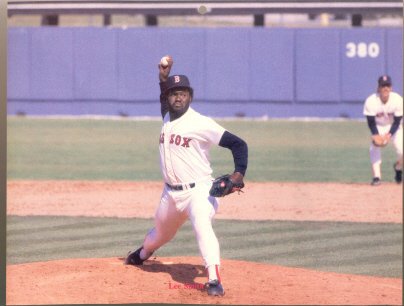 BOSTON RED SOX LEE SMITH ORIGINAL 1988 PINUP PHOTO