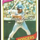 Los Angeles Dodgers Reggie Smith 1980 Topps Baseball Card # 695 nr mt