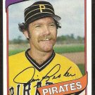 Pittsburgh Pirates Jim Rooker 1980 Topps Baseball Card # 694 ex/nm