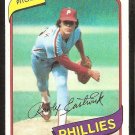 Philadelphia Phillies Rawley Eastwick 1980 Topps Baseball Card # 692 nr mt