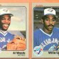 1981 1982 1983 FLEER TORONTO BLUE JAYS TEAM LOT 42 DIFF STIEB MOSEBY RC GRIFFIN MAYBERRY