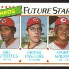 Cincinnati Reds Future Stars Art DeFreites Frank Pastore Harry Spillman 1980 Topps Baseball Card 677
