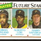 Pittsburgh Pirates Future Stars Dorian Boyland Alberto Lois Harry Saferight 1980 Topps # 683 nm