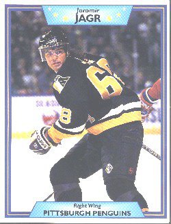 PITTSBURGH PENGUINS JAROMIR JAGR ORIGINAL 1995 PINUP PHOTO