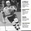 Boston Bruins Ray Bourque 1999 Cable TV Advertising Brochure w/ Schedule