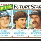 Chicago White Sox Future Stars Mike Colbern Guy Hoffman Dewey Robinson 1980 Topps # 664