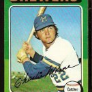 MILWAUKEE BREWERS CHARLIE MOORE 1975 TOPPS # 636 G/VG