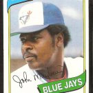 Toronto Blue Jays John Mayberry 1980 Topps Baseball Card # 643 ex mt