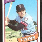Minnesota Twins Glenn Borgmann 1980 Topps # 634 Nr Mt