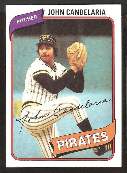Pittsburgh Pirates John Candelaria 1980 Topps # 635 Baseball Card # 635 nr mt