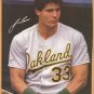 San Francisco Giants Will Clark Oakland Athletics Jose Canseco 1990 pinup Photos