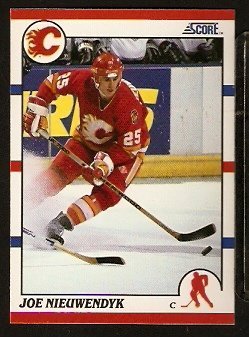 Calgary Flames Joe Nieuwendyk 1990 Score # 30 nr mt