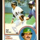 BOSTON RED SOX TONY ARMAS 1983 OPC O PEE CHEE # 353 EM/NM