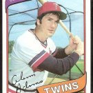 Minnesota Twins Glenn Adams 1980 Topps Baseball Card # 604 nr mt