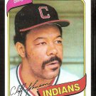 Cleveland Indians Cliff Johnson 1980 Topps Baseball Card # 612 nr mt