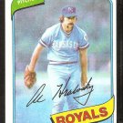 Kansas City Royals Al Hrabosky 1980 Topps Baseball Card # 585 nr mt