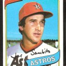 Houston Astros Joe Sambito 1980 Topps Baseball Card # 571 nr mt