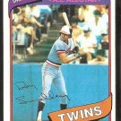 Minnesota Twins Roy Smalley 1980 Topps Baseball Card # 570 nr mt