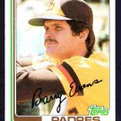 San Diego Padres Barry Evans 1982 Topps Baseball Card # 541 nr mt  !