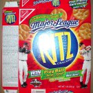 2001 Ritz Crackers Box With New York Yankees Derek Jeter Cincinnati Reds Ken Griffey