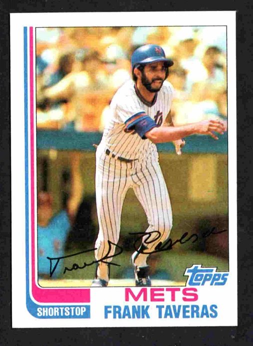 New York Mets Frank Taveras 1982 Topps Baseball Card #782 !