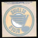 St Louis Blues Vintage Window Decal With Circle Logo