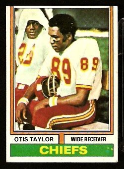 1974 Topps Kansas City Chiefs Team Lot 4 diff Otis Taylor Willie Lanier Jerrel Wilson !