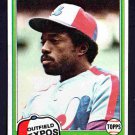 Montreal Expos Ron LeFlore 1981 Topps #710 !