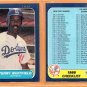 1986 Fleer Los Angeles Dodgers Team Lot 20 diff Orel Hershiser Bill Russell Pedro Guerrero !
