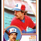 Montreal Expos Mike Gates RC Rookie Card 1983 Topps #657 !