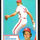 Philadelphia Phillies Larry Christenson 1983 Topps #668 !