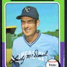 Kansas City Royals Lindy McDaniel 1975 Topps #652 g/vg