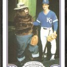 Kansas City Royals Buddy Biancalana 1987 Smokey Bear Fire Prevention Card # 7 nm