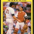 Boston Red Sox John Marzano Roger Clemens 1991 Fleer #103 !