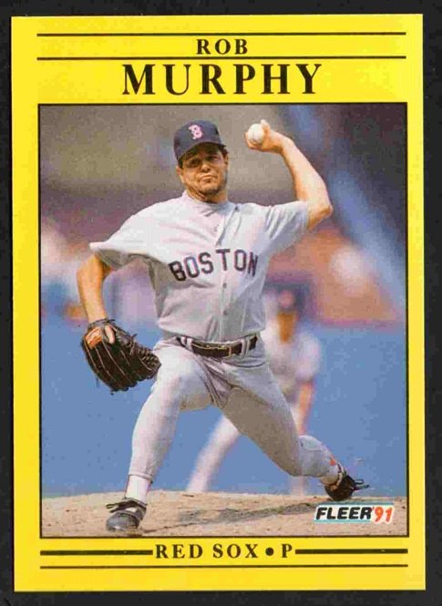 Boston Red Sox Rob Murphy 1991 Fleer #104