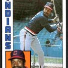 Cleveland Indians Broderick Perkins 1984 Topps #212 !