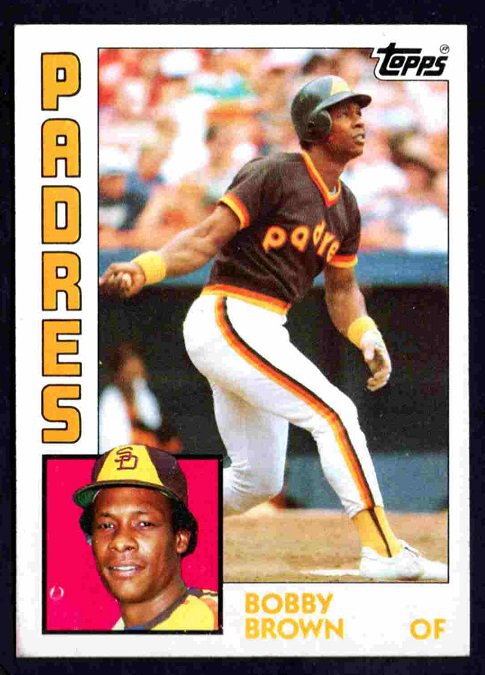 San Diego Padres Bobby Brown 1984 Topps #261 nr mt !