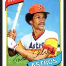 Houston Astros Enos Cabell 1980 Topps Baseball Card # 385 nr mt