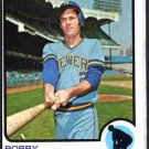 Milwaukee Brewers Bobby Heise 1973 Topps #547 vg !