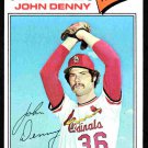 St Louis Cardinals John Denny 1977 Topps #541 ex