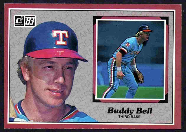 Texas Rangers Buddy Bell 1983 Donruss Action All Stars #40 em/nm !