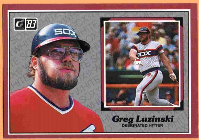Chicago White Sox Greg Luzinski 1983 Donruss Action All Stars #4 !