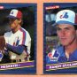 1986 Donruss Montreal Expos Team Lot 20 diff Andre Dawson Tim Raines Terry Francona Jeff Reardon
