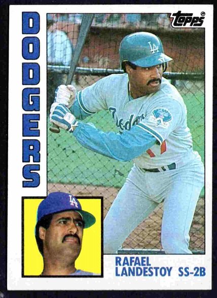 Los Angeles Dodgers Rafael Landestoy 1984 Topps #477 nr mt !